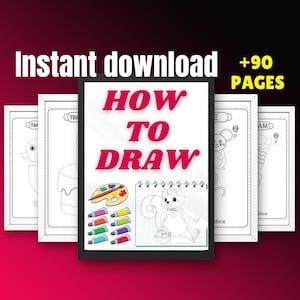 How to Draw: Easy Drawing and Basics of Everything for Beginners, best drawing easy, Simple Drawing, Learn to Draw, easy cute drawings, draw