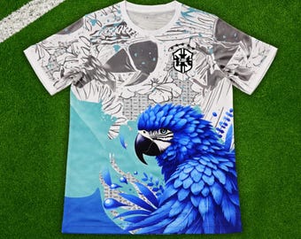 Brazil Bird Concept Soccer Jersey, Football jersey, Trikot