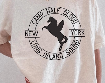 Camp Half-Blood Shirt | Vintage Greek Mythology Pegasus Tee