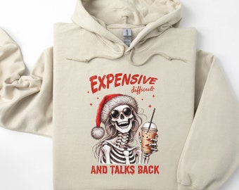 Pumpkin Season Sweatshirt, Cute Fall Sweatshirts, Thanksgiving Gift, Halloween Sweater For Women, Fall Gifts, skeleton hoodie
