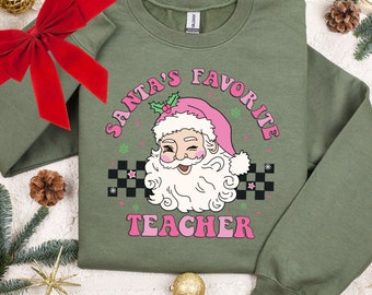 Christmas Teacher Sweatshirt, Christmas Gift For Teacher, Teaching Tee, Teachers Day, Teachers Life Shirt, Teacher Life,Christmas Sweatshirt