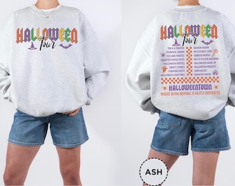 Retro Halloweentown University Sweatshirt: Spooky Season Crewneck