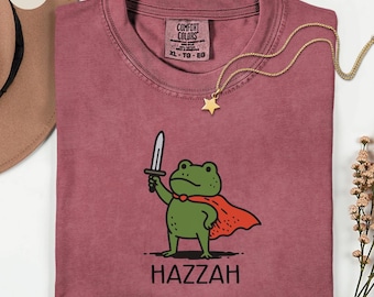 Frog Knight T-Shirt | Funny Cottagecore Graphic Tee
