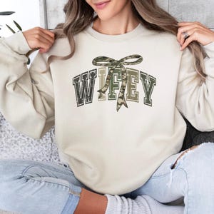 Wifey Camo Sweatshirt - Bridal Shower Gift
