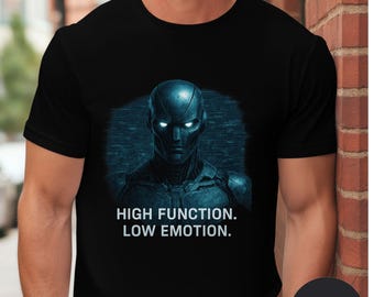 High Function Robot Shirt – Cyberpunk AI Graphic Tee
