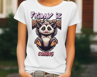 Friday Is Coming – Possum on a Branch | Funny Hanging On Vibes