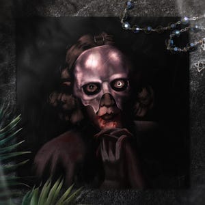 8x8 Ghost Papa V Perpetua Print - In The Shadows Lay My Soul