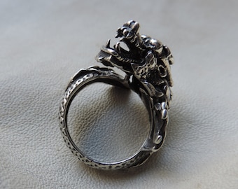 dragon ring sterling silver handmade dragon ring chinese dragon ring silver chinese dragon ring mens silver dragon ring unisex ring