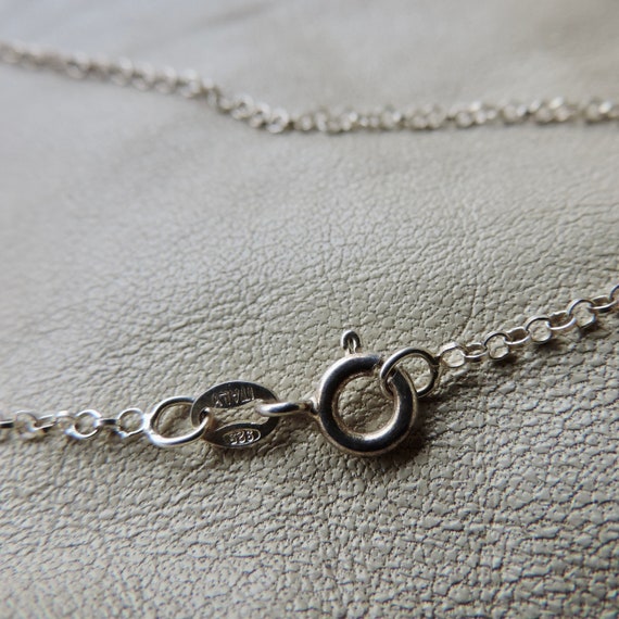 sterling silver bird necklace vintage 925 bird ne… - image 9