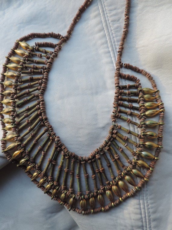 antique egyptian revival necklace