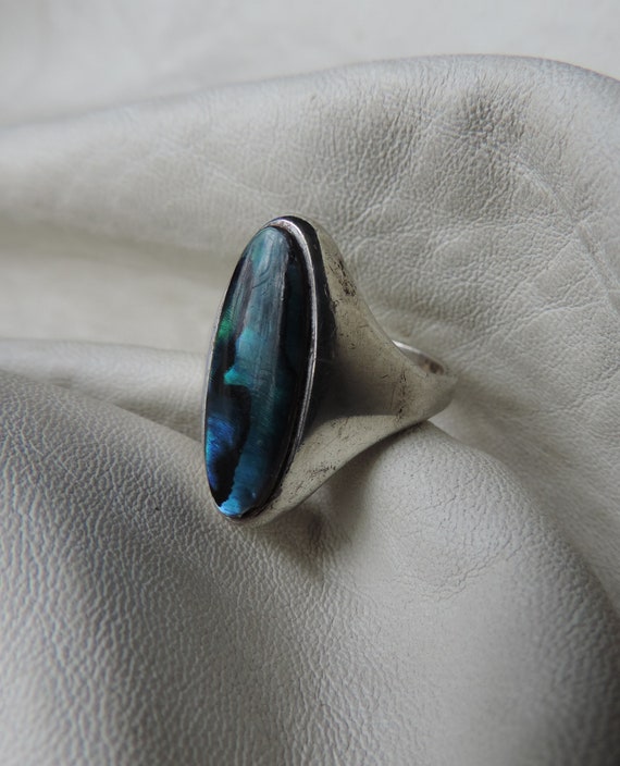 Vintage ring mens sterling - Gem