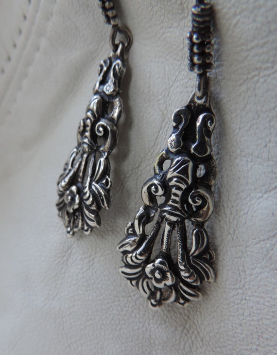 antique drop earrings antique earrings silver earr