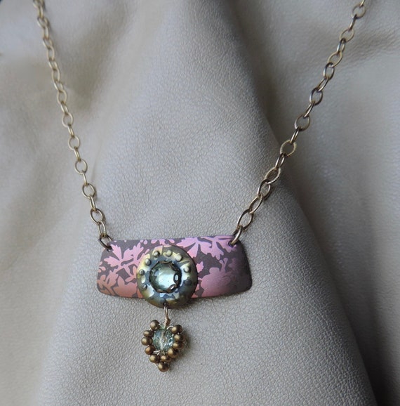 vintage necklace handmade holly yashi necklace nio