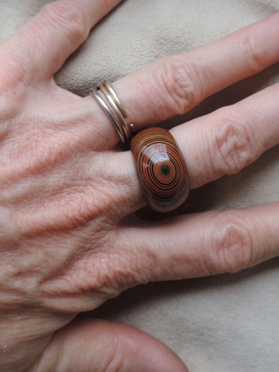 antique ring lacquer ring modern ring urushi ring… - image 5