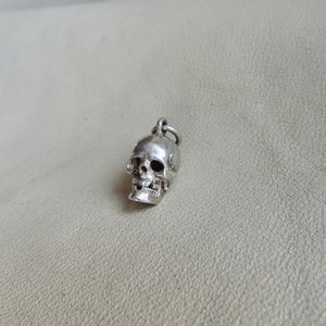 vintage 925 skull pendant charm articulated sterling skull miniature sterling silver handmade skull pendant charm moment mori