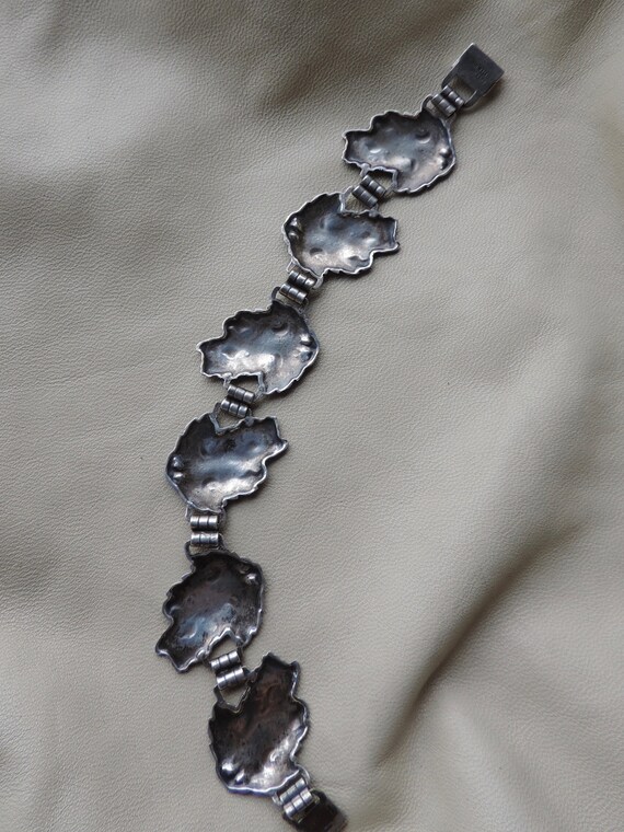 pretty silver leaf panels dimensional sterling be… - image 9