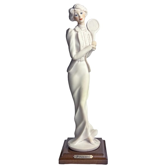 Capodimonte Tennis Player Statue by G. Armani