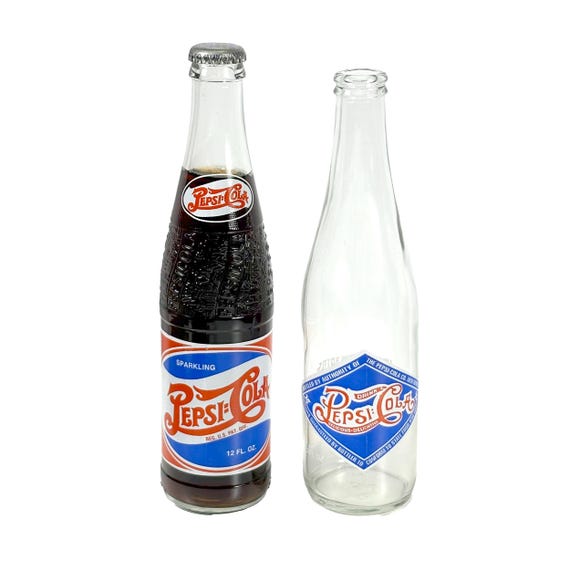 Official Replica 1955 & Early 1900s Pepsi Bottles