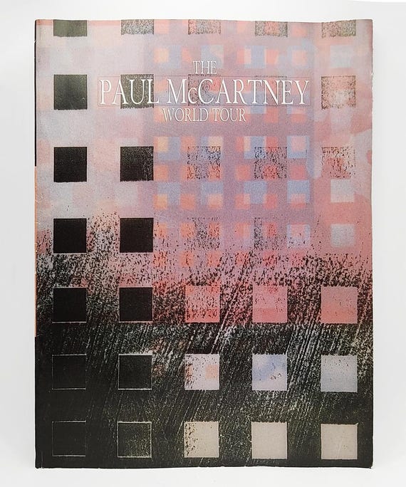 PAUL MCCARTNEY Get Back World Tour 1989-1990 Souvenir Program