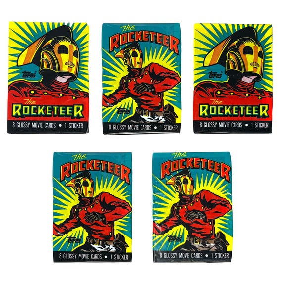 1991 Disney THE ROCKETEER Topps Trading Cards