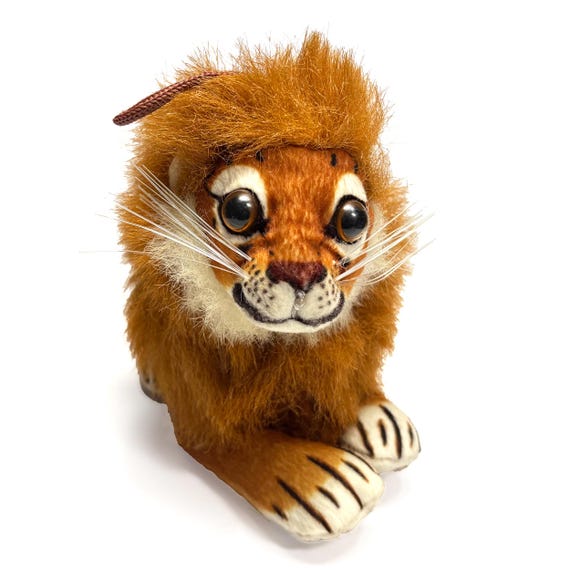 Vintage Medieval Style Lion Plush