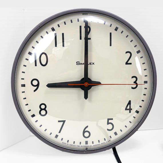 Vintage IBM Simplex 95925 School/Office Wall Clock