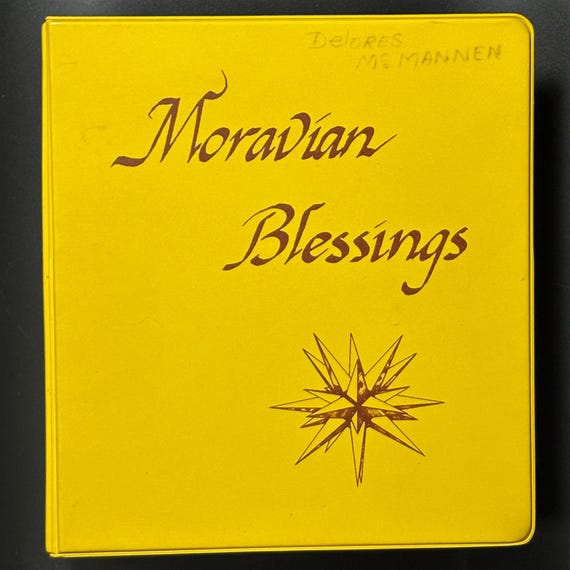Moravian Blessings: Recipes from Friedland Moravian Church, 1895-1979