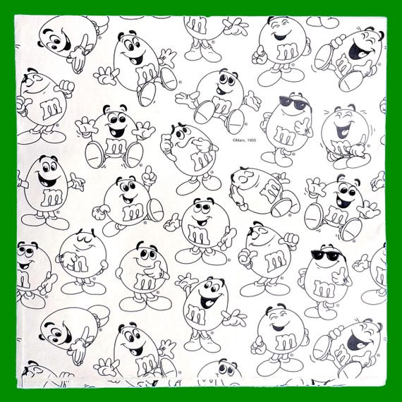 1995 Vintage Mars M&M's Gift Wrap