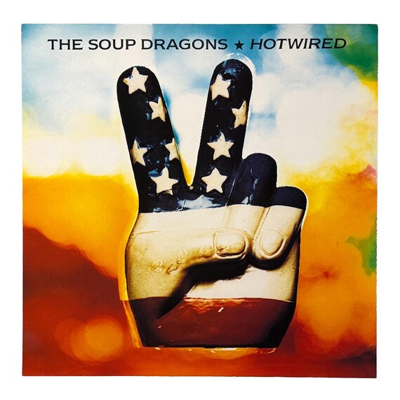 Vintage SOUP DRAGONS Hotwired 1992 Store Promo Poster Flat