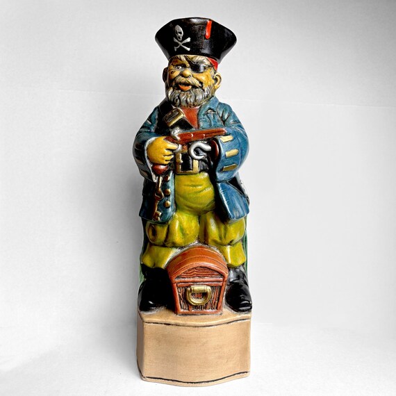 1966 Ceramic Pirate Statue, Alberta Whisky Decanter