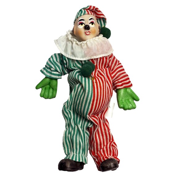 Vintage Clorwood Porcelain Clown Doll