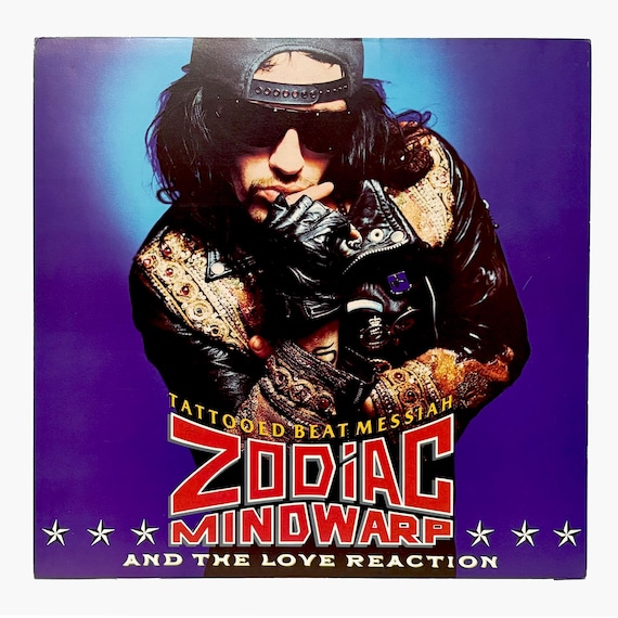 ZODIAC MINDWARP Tattooed Beat Messiah 1988 Record Store Promo Poster Flat