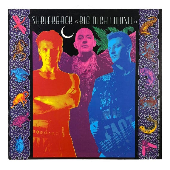 SHRIEKBACK Big Night Music 1986 Record Store Promo Poster Flat