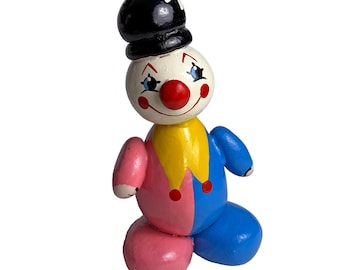 Vintage Bobbee Stone Clown Figurine