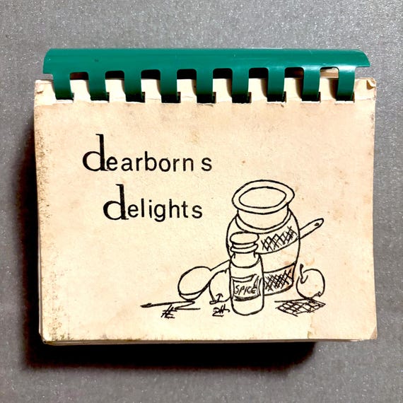 Vintage DEARBORN'S DELIGHTS Illinois Regional Cookbook
