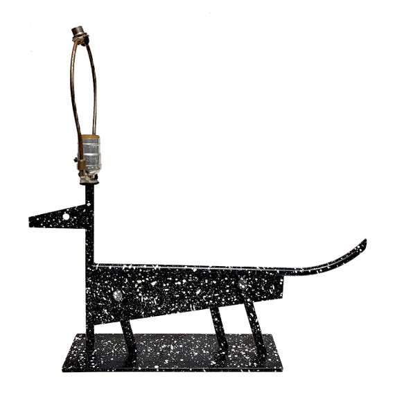 Post-Modern Minimalist Dog Lamp
