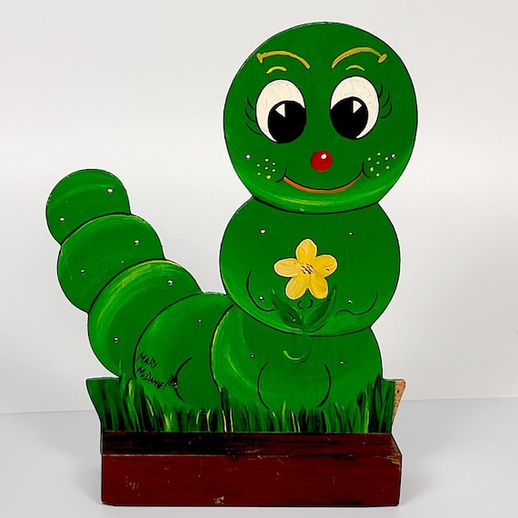 1970s Caterpillar Earring Holder by Mary McDaniel