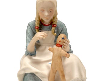 1976 Cybis Elizabeth Anne Girl with Ragdoll Figurine