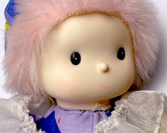 Vintage Pink Haired Fishel Clown Doll