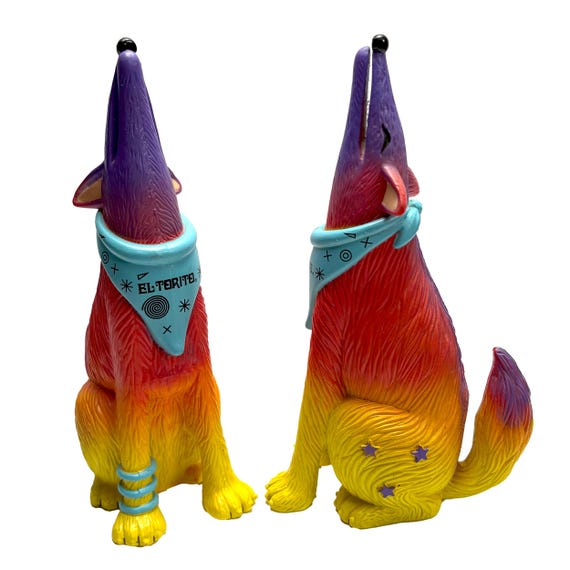1992 Toritos Coyote Menu Card Holder