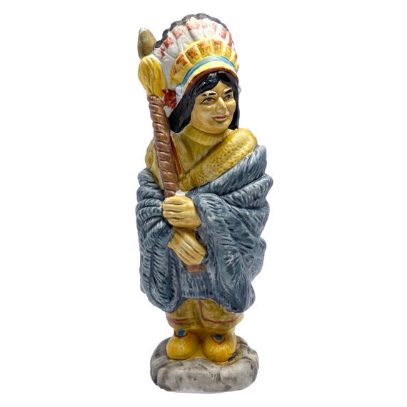Vintage Native American Chief Figurine
