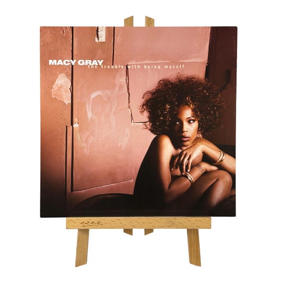 Macy Gray 2003 The Trouble With Being Myself Record Store Promo Poster Flat