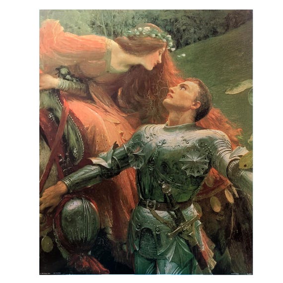 La Belle Dame Sans Merci Poster, 16x20