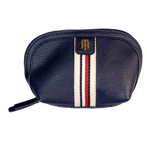Borsa per cosmetici/toeletta Tommy Hilfiger Navy Pebble Grain