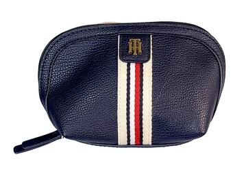 Tommy Hilfiger Navy Pebble Grain Cosmetic/Toiletry Bag