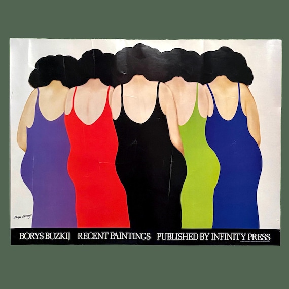 1985 Borys BUZKIJ Impression #56 Gallery Poster
