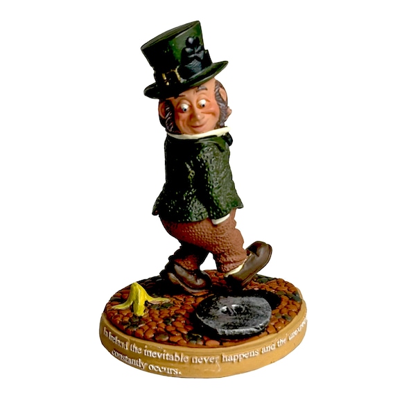 INEVITABLE UNEXPECTED Leprechaun Figurine, Declan's Finnian