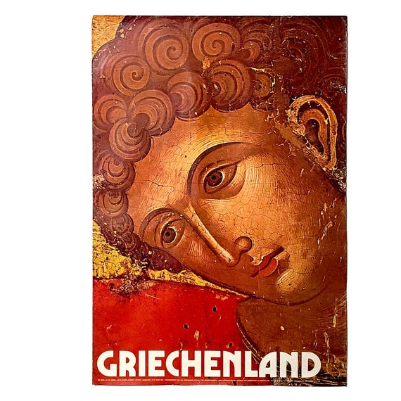 1981 GREICHENLAND St. George German Greek Travel Poster