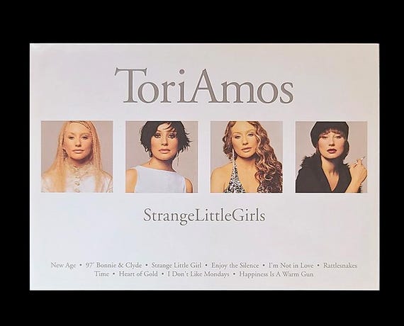 TORI AMOS Strange Little Girls 2001 Max Racks Music Promo Postcard