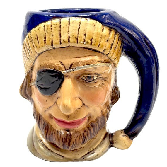 1977 Toby Style Pirate Mug